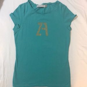 Zara Collection green top
